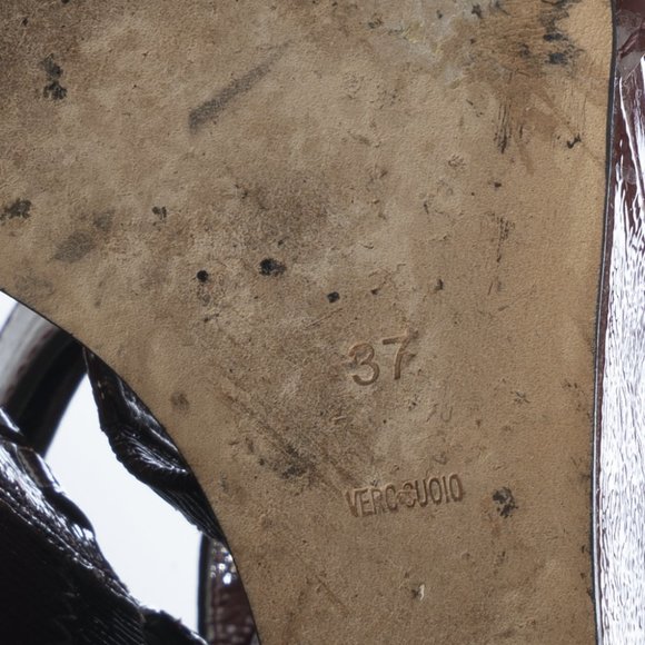 Alexander Wang Patent leather Kasia Wedge Sandals - Picture 10 of 10